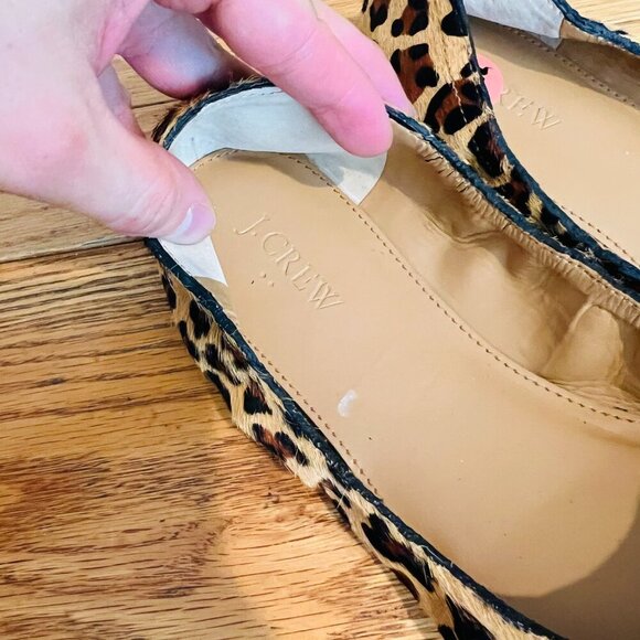 J. Crew Leopard Print Women's Flats Shoes Size 8.5 - Picture 7 of 10